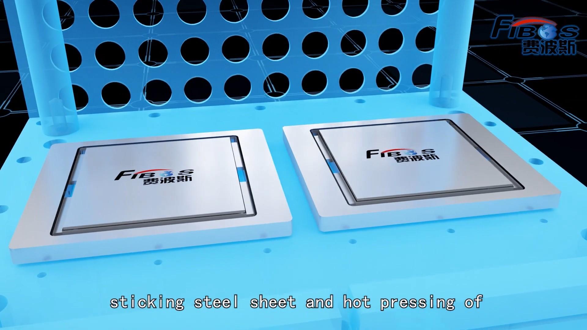 Compression-force test for hot pressing of new energy battery