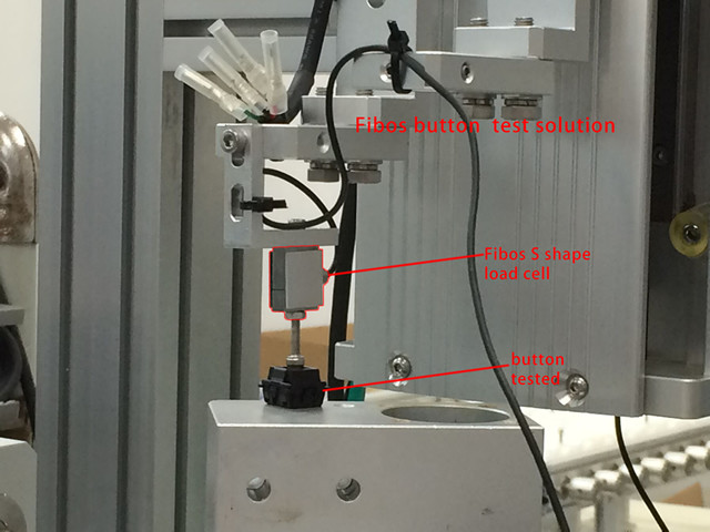 Button force measure solution