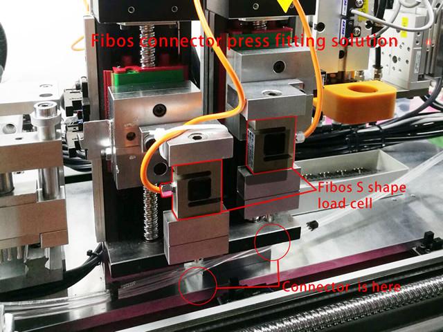 Fibos connector press fitting solution