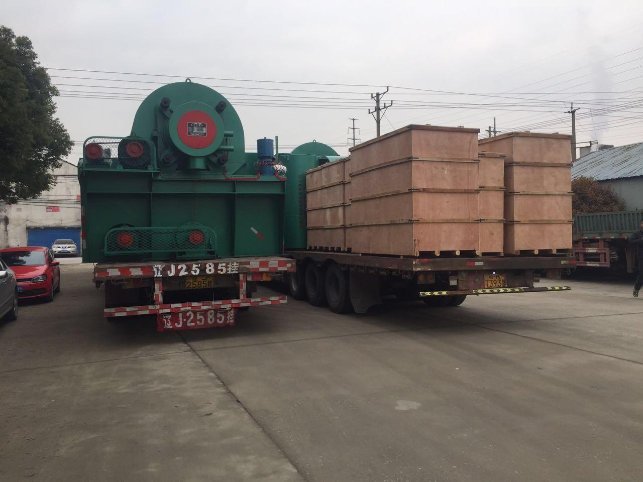 120m² Vacuum disc filter shipment to Xinjiang