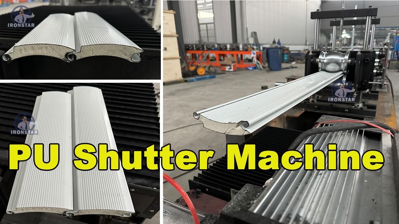 Newly Launched PU Sandwich Shutter Door Roll Forming Machine Optimizes Insulated Door Production