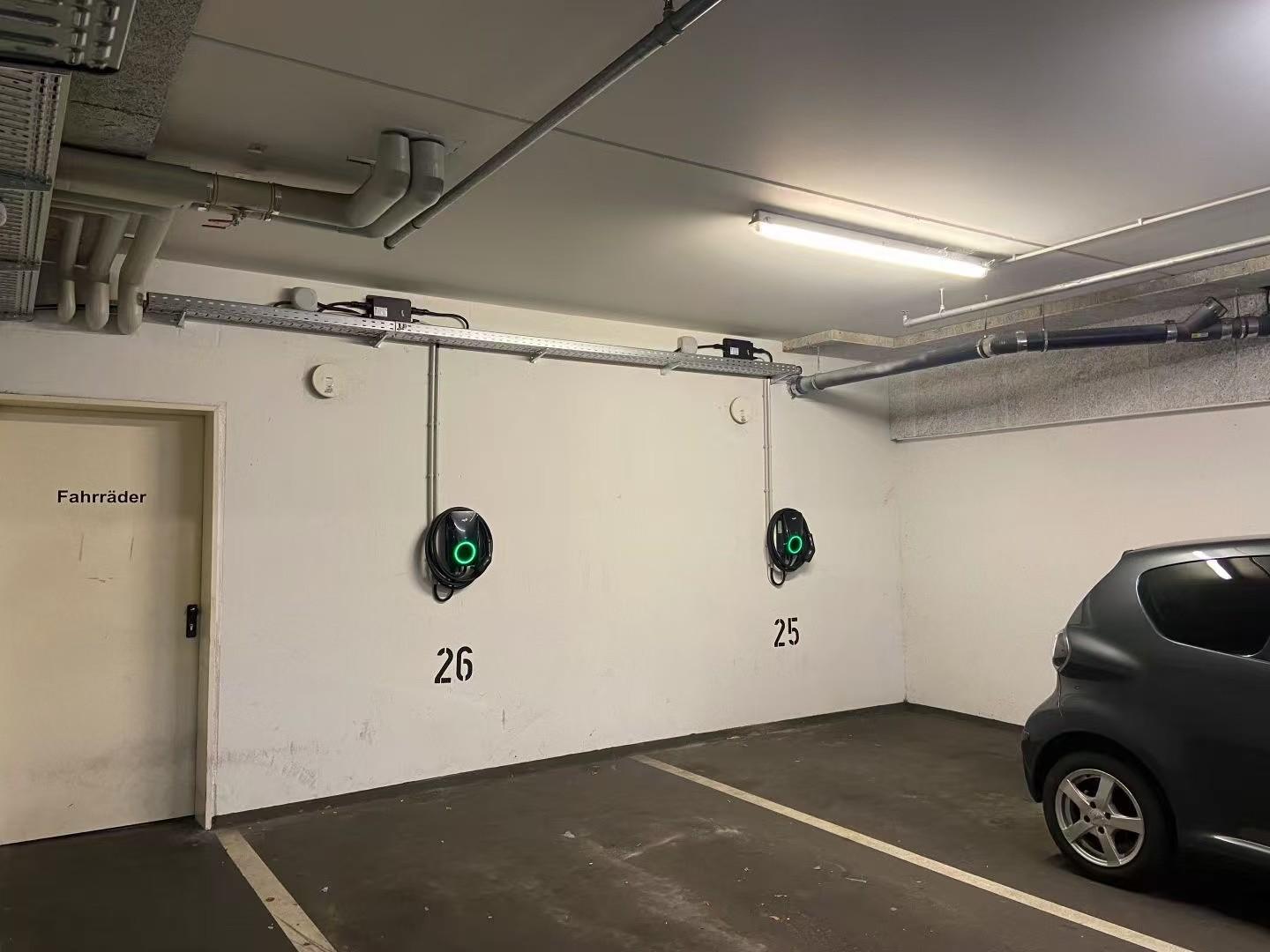 A garage project in Germany 11kw EV AC charger