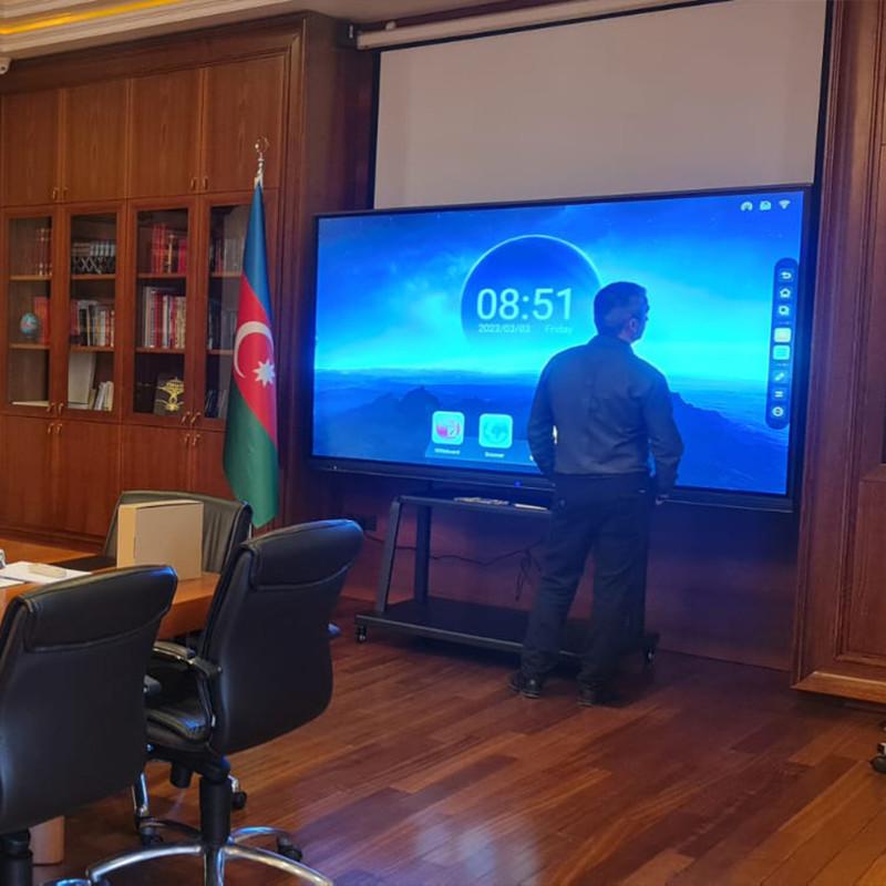 98 inch 4K AG Glass Android Windows LCD Interactive Flat Panel