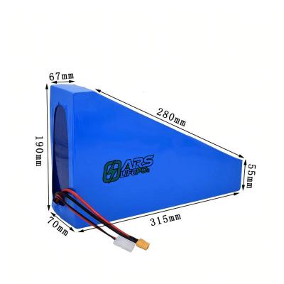 China Support customization 36V 48V 60V 72V E BIKE Electric Bicycle Triangle Battery Bag Black Bicycle Frame Triangle Bags for sale