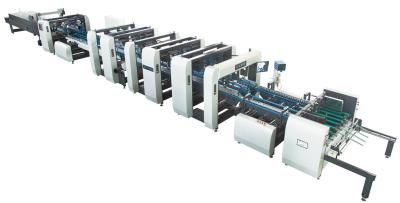 China Automatic Folder Gluer Machine Equipment Inline With Scanner for sale