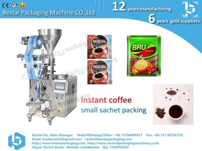 China Instant coffee packing machine, 3 sides seal sachet bag BSTV-160A for sale