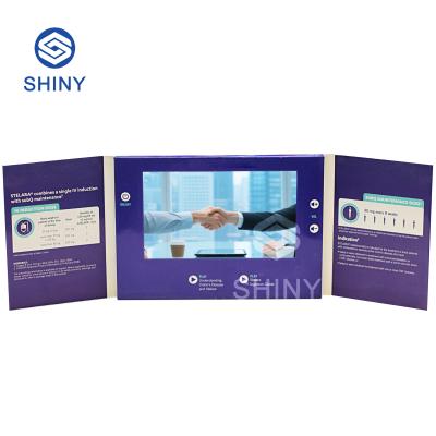 China LCD Video Brochure Card 16:9 with 128MB-32GB Memory for sale