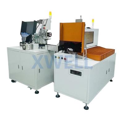 China Combined Battery Sticking & Sorting Machine 60-70 PPM for 18650 21700 Cells with 13 Channels for sale