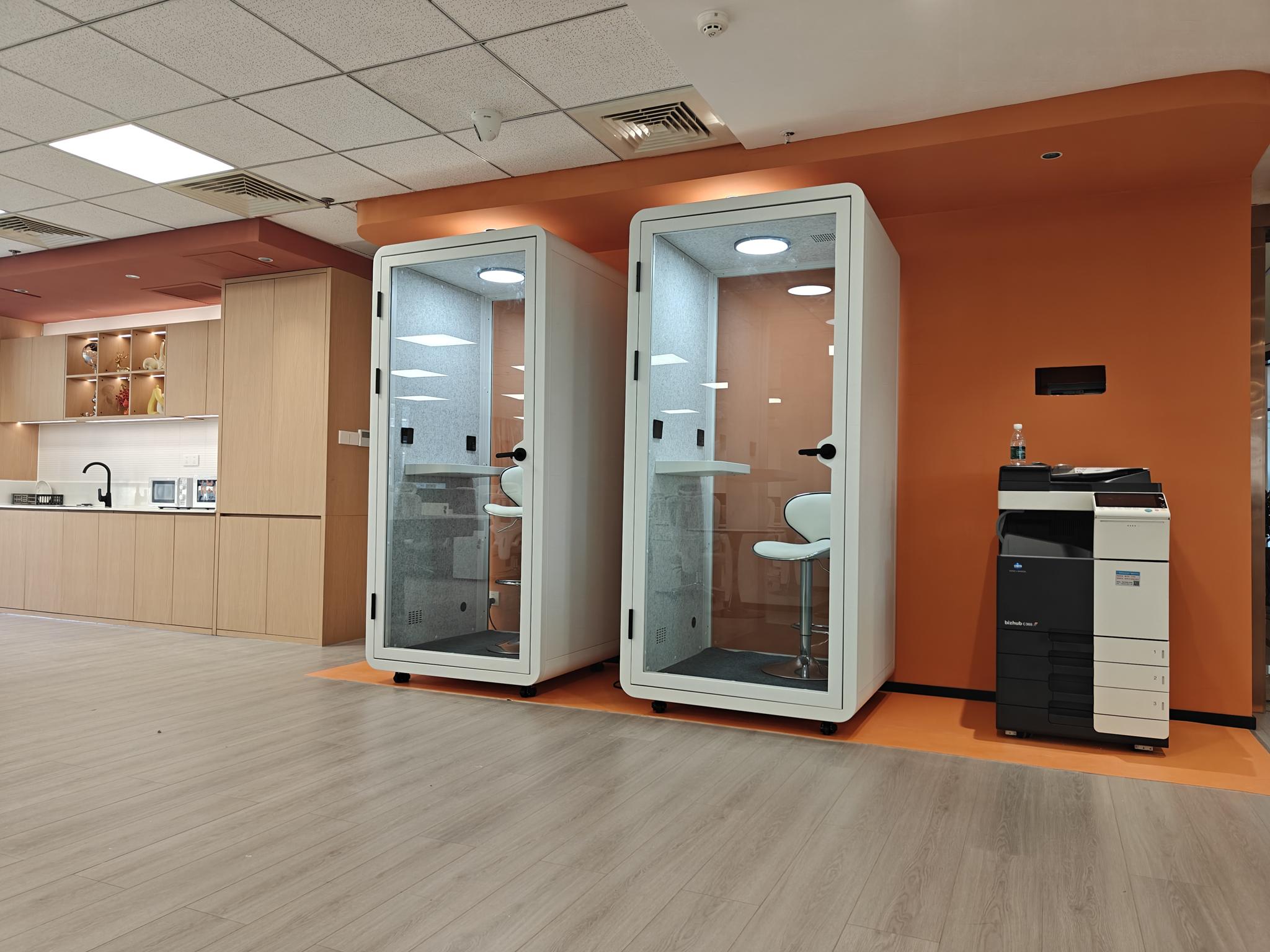 Guangzhou Tech Company Enhances Workspace with 2 INYKO K105 Soundproof Boothes