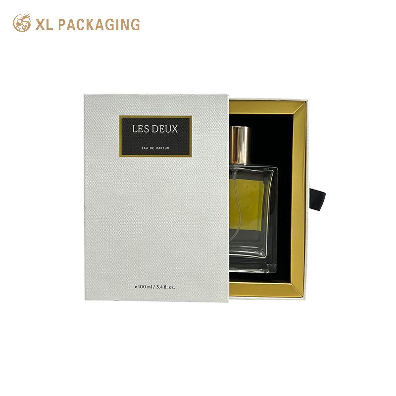 XL Packaging- Luxury Cosmetics Perfume Bottle Packaging Box Custom Paper Drawer Gift Box With Logo Printing
