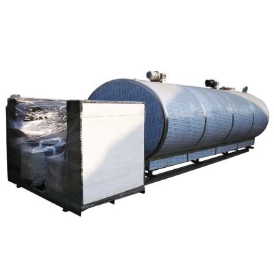 China Mini Refrigerated Fresh Cow Bulk Stainless Steel Milk Cooling Tank 1500 Litre for sale