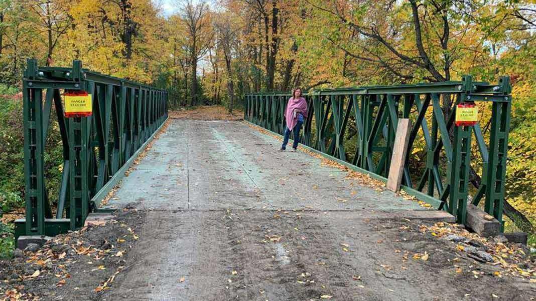 Delivers Bailey Steel Bridge Project
