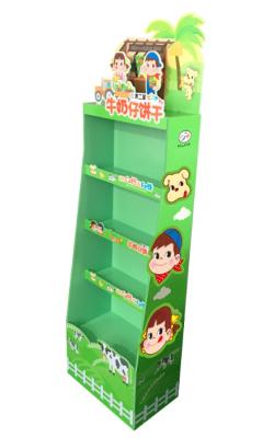 China OEM ODM Cardboard Shelf Display Racks for sale