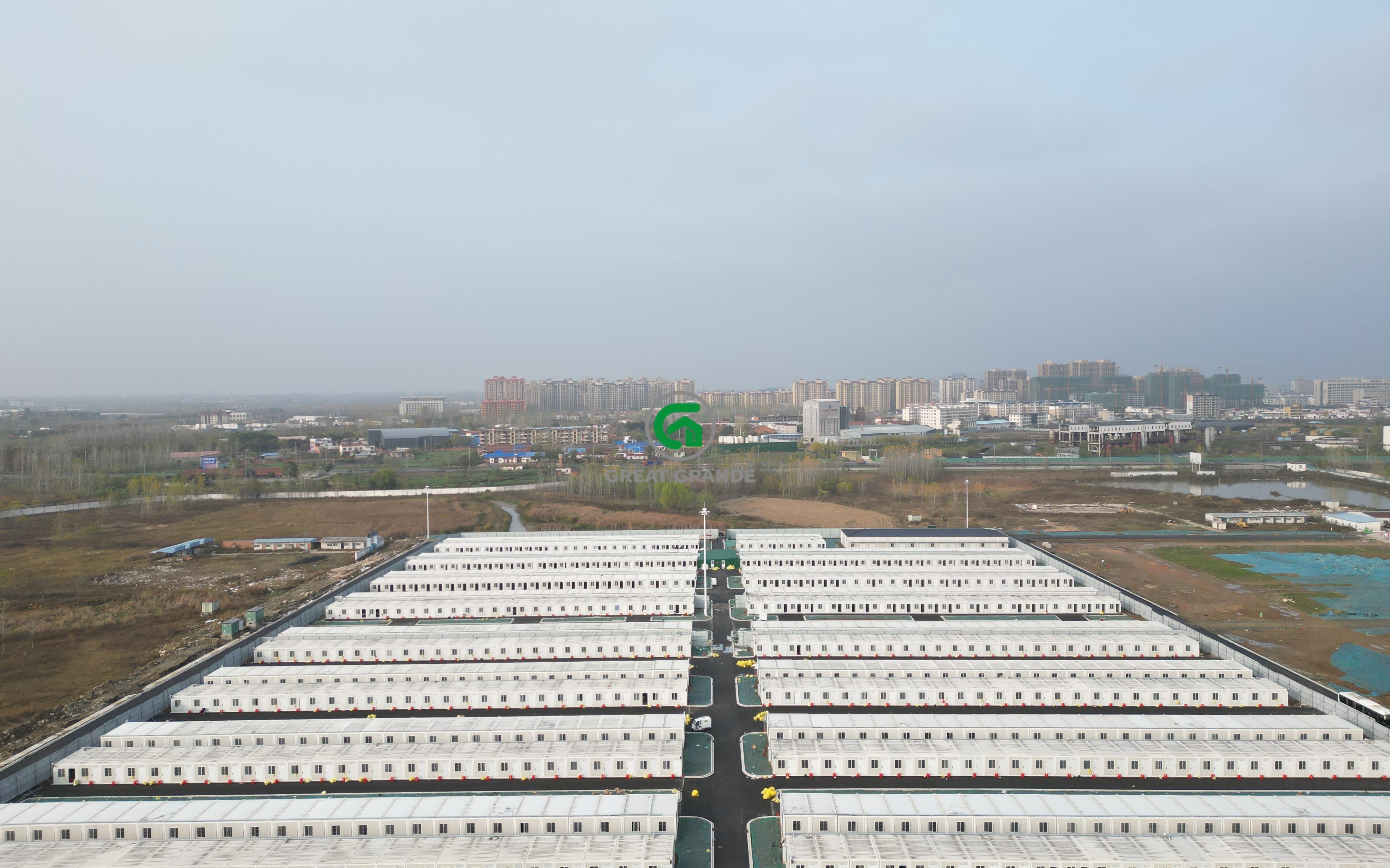 GRANDE Folding Container Houses Under Malaysia Sky