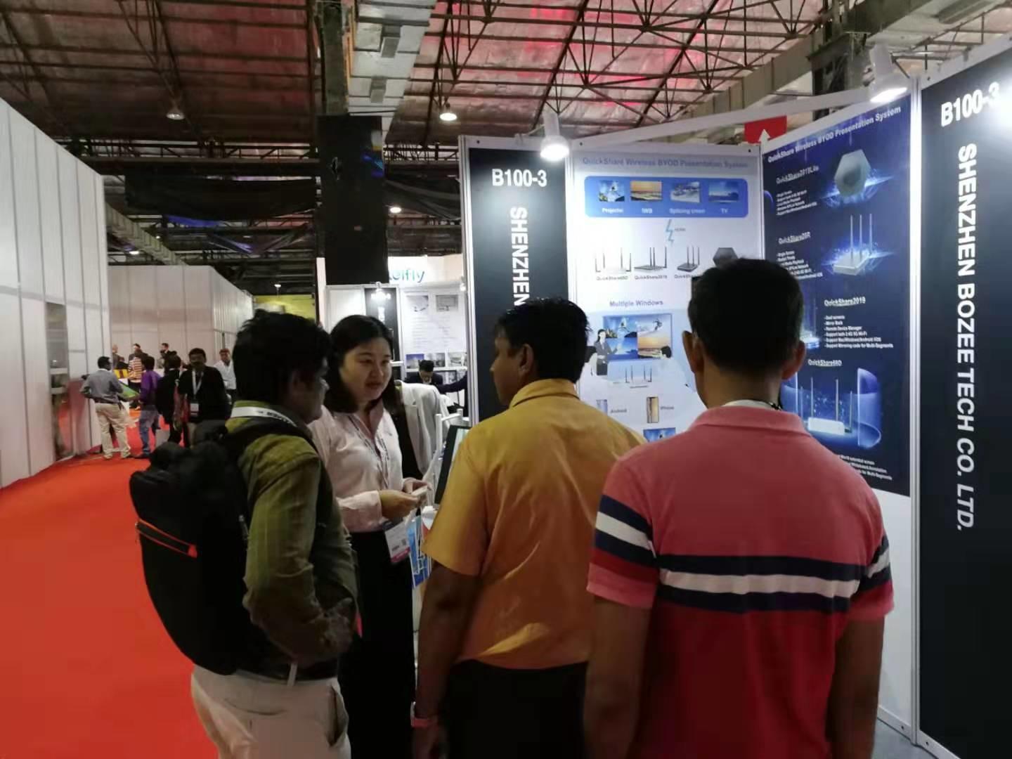 Shenzhen Bozee Participate in India Infocomm in 2019