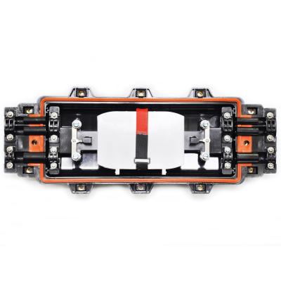 China Horizontal Fiber Optic Splice Closure 4 Trays 144 Cores FOSC for Aerial Duct for sale
