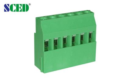 China Pitch 5.08mm 300V 10A 2P - 24P PCB Terminal block Euro type Raising series for power equipments for sale