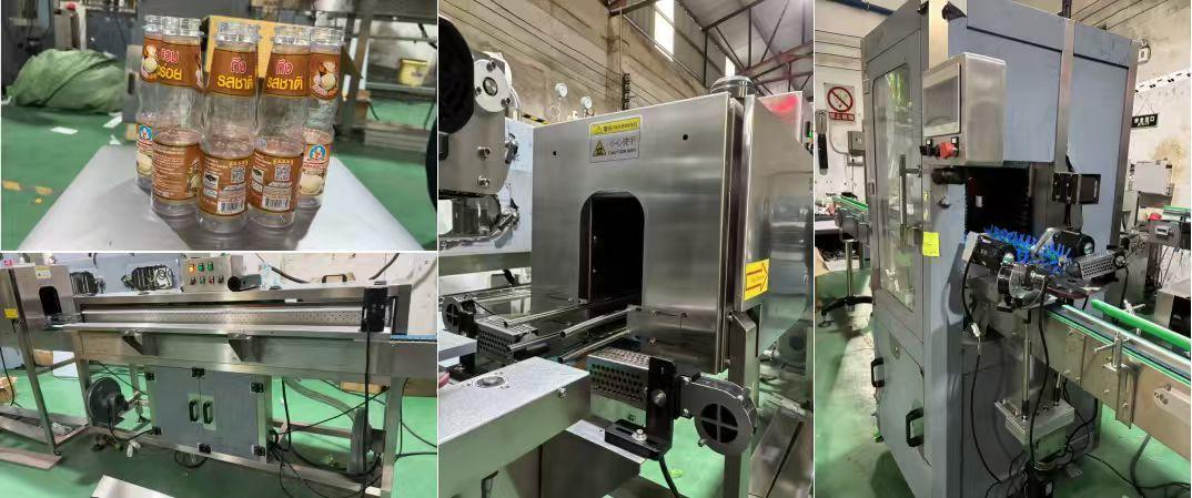 Pet Bottle Hot Air Shrinking Machine Delivery To Thailand