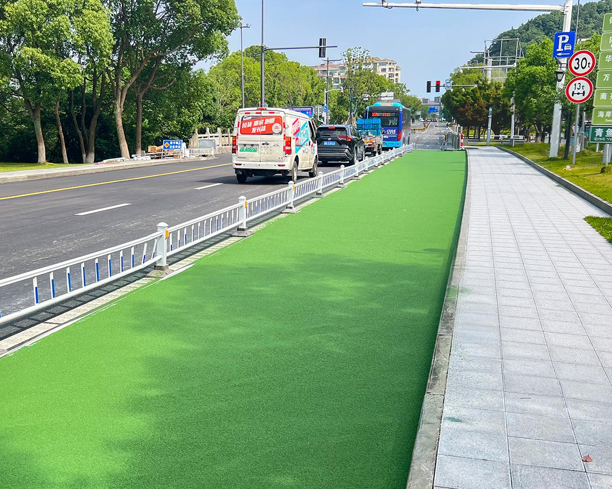 Ceramic Aggregate Anti-Slip Pavement Project in Ningbo, China