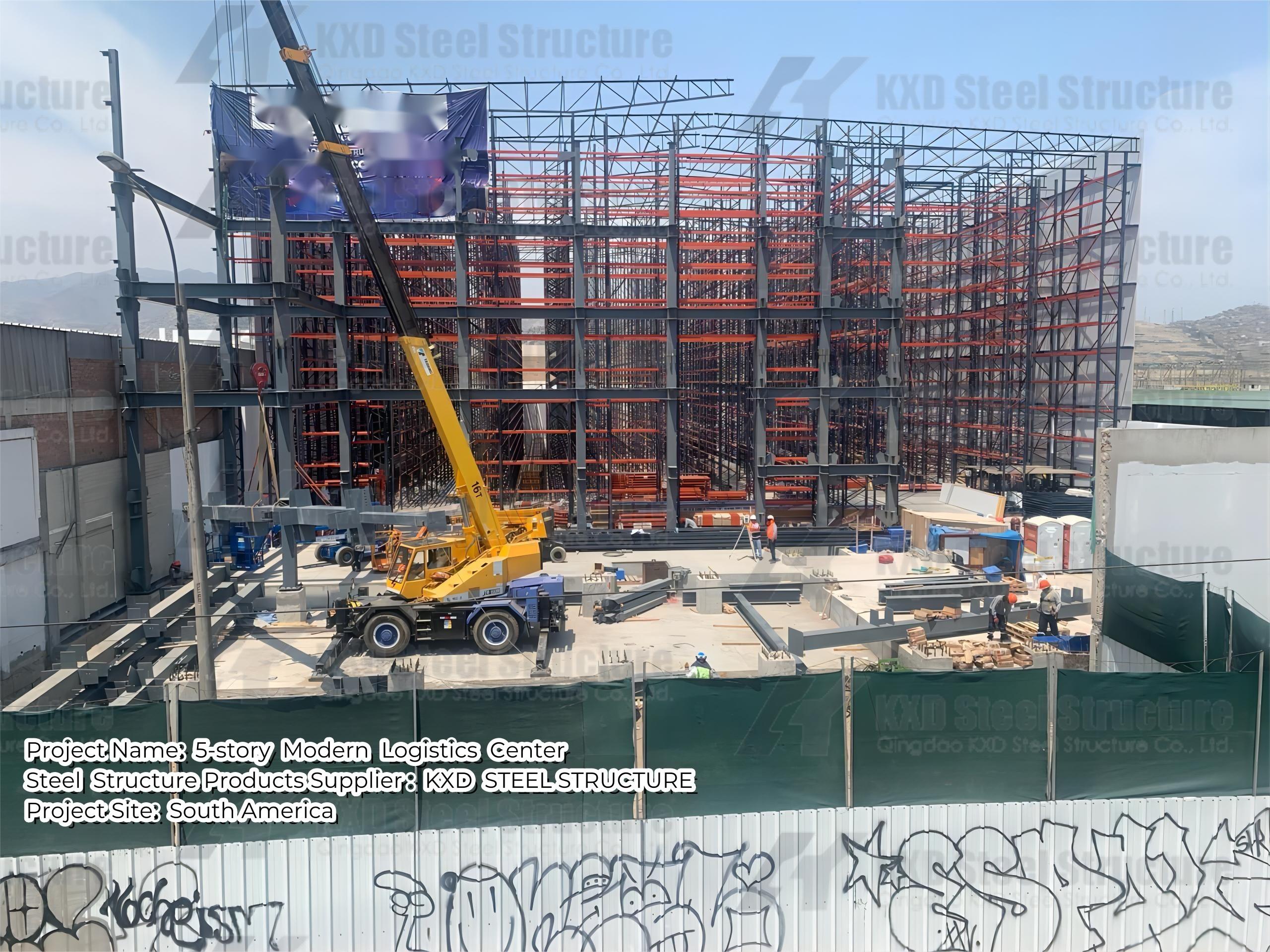 Multi layer logistics warehouse project