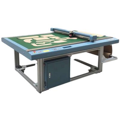 China Full Aluminium Alloy Table Flatbed Inkjet Cutter Cutting Plotter with 1500x900mm Cutting Scope and HP45 Ink Box for sale