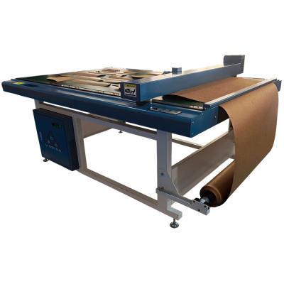 China 1200mm/s Speed Inkjet Flatbed Cutter Plotter with Double Track Tracking System and 1200x900mm Cutting Scope for sale