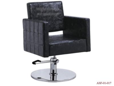 China ASF-01-017 Black Color Luxury Styling Chair Salon Furniture Hydraulic Pump Styling Chair for sale