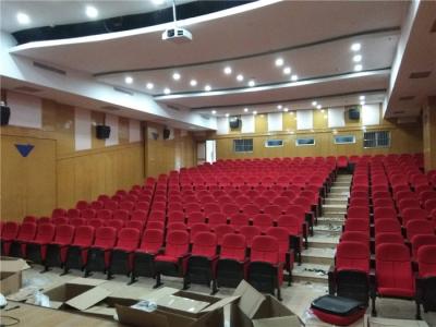 China Padded Auditorium Chairs Foldable Space Saving Increased Comfort With Cup Holder for sale