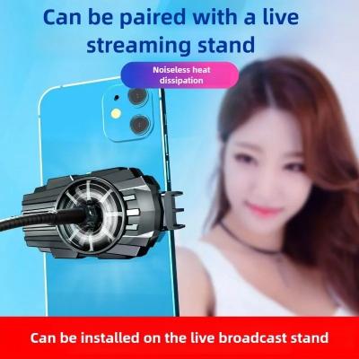 China G6 Cell Phone Air-Cooled Back-clip Refrigeration Artifact for Live PUBG Game Cooler for IPhone Samsung Xiaomi Universal Radiator for sale