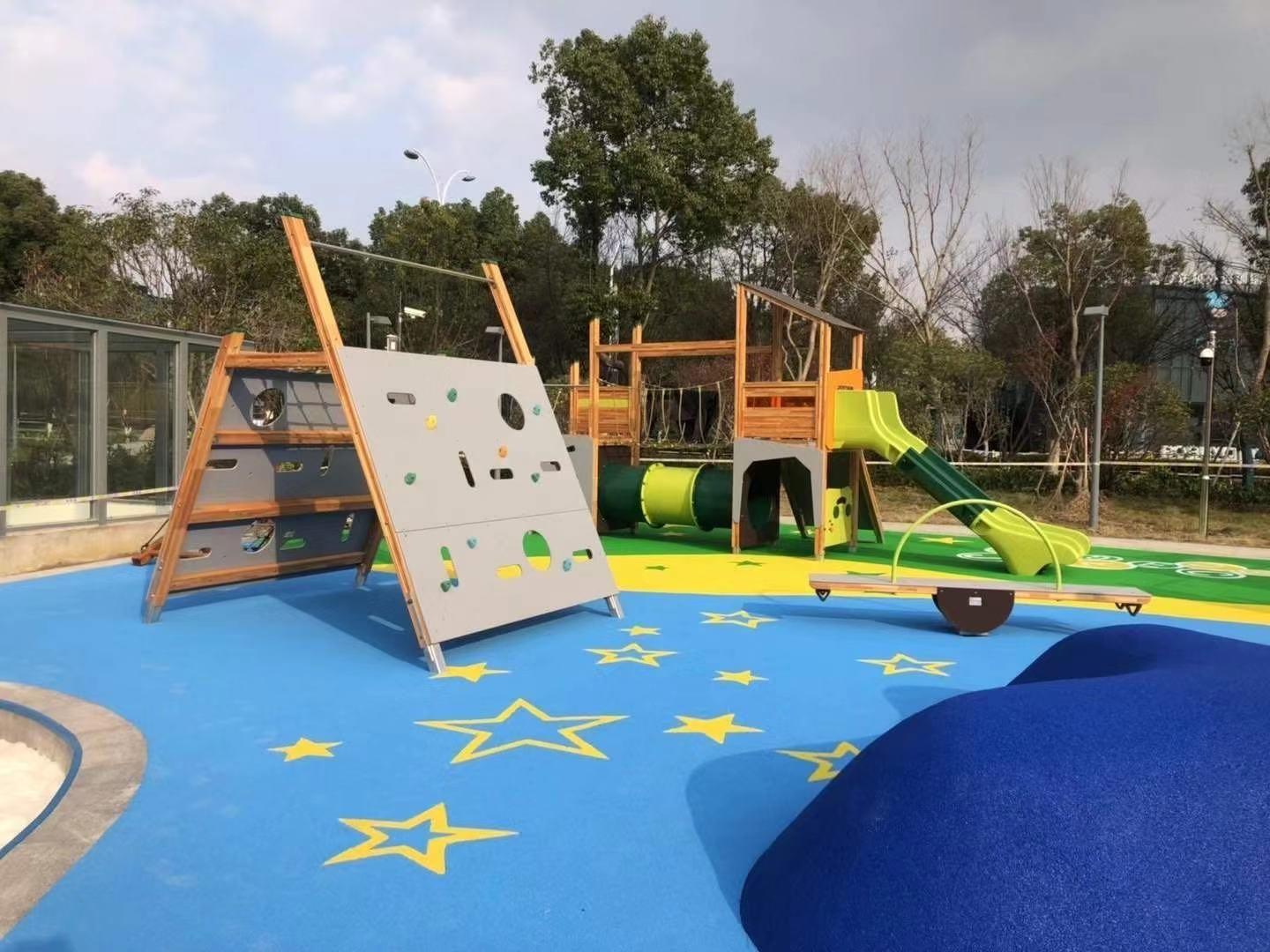 Kindertarden Rubber Safety Playground Flooring
