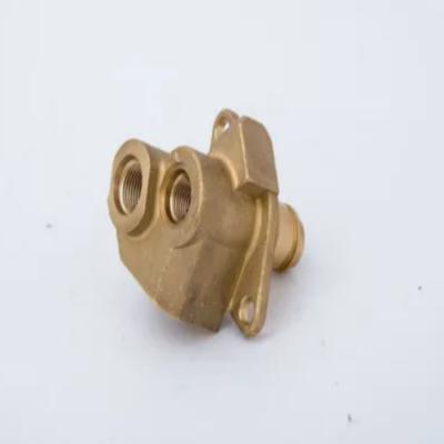 China Cold Chamber Brass Die Casting Yellow 0.01mm Tolerance For Fastener Parts for sale