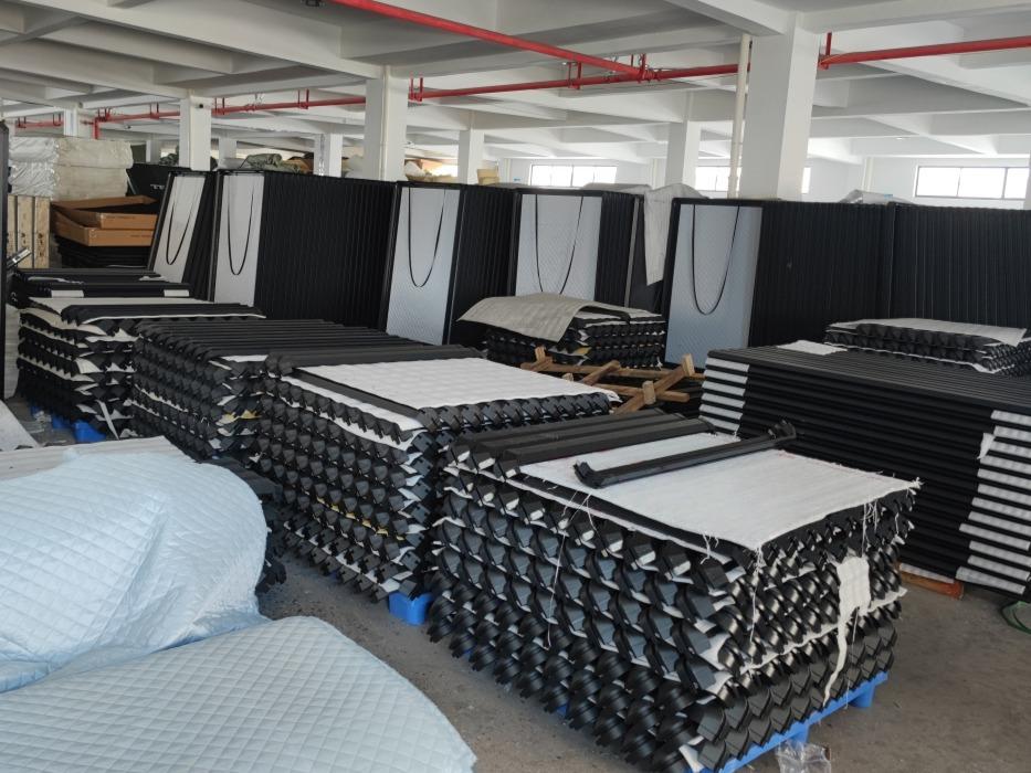 Large inventory of raw materials 