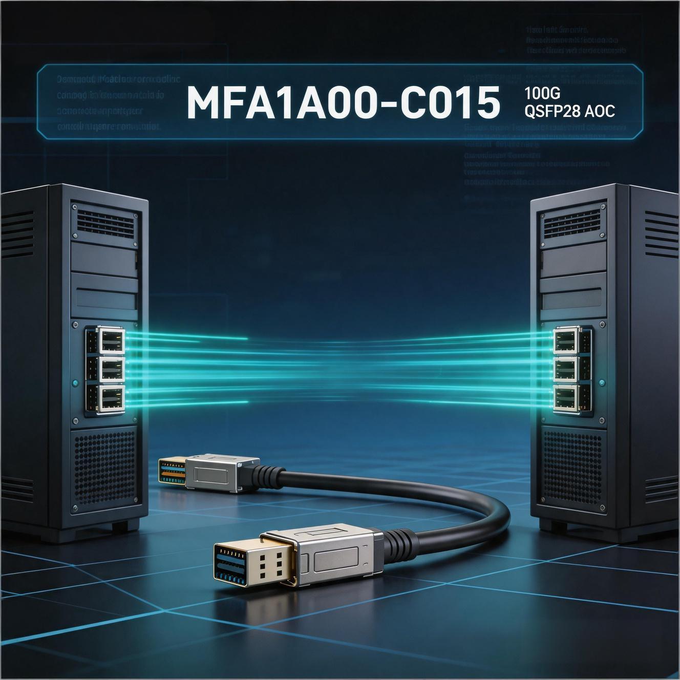 NVIDIA Mellanox MFA1A00-C015 Active Optical Cable Technical Solution