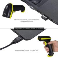 China 2.4g Wireless Qr Code Scanner 1d 2d Code Scanning Gun for sale