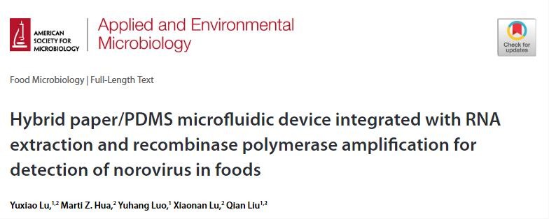 Article Sharing| MIRA Technology for Detection of Norovirus Using a Visualization Device