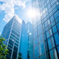 China Reflective Float Coated Low E Glass Curtain Wall Panel System for sale