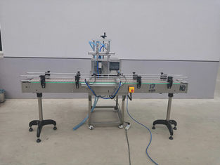 Automatic two heads chemical alcohol gear pump filling machine with explosion proof electric box