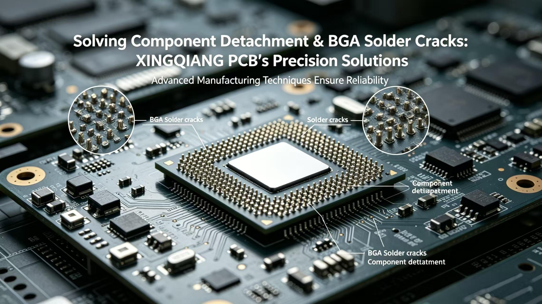 Preventing Component Detachment and BGA Solder Cracking: A Systematic Solution by Xingqiang for Export PCBs