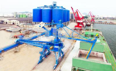 China 200 - 1500t/H Mobile Ship Unloader Energy Saving Environmental Protection for sale