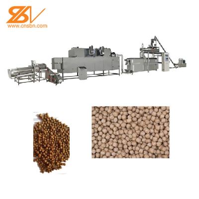 China 200-260KG/H Twin Fish Food Pellet Machine Fish Feeding Equipment for sale
