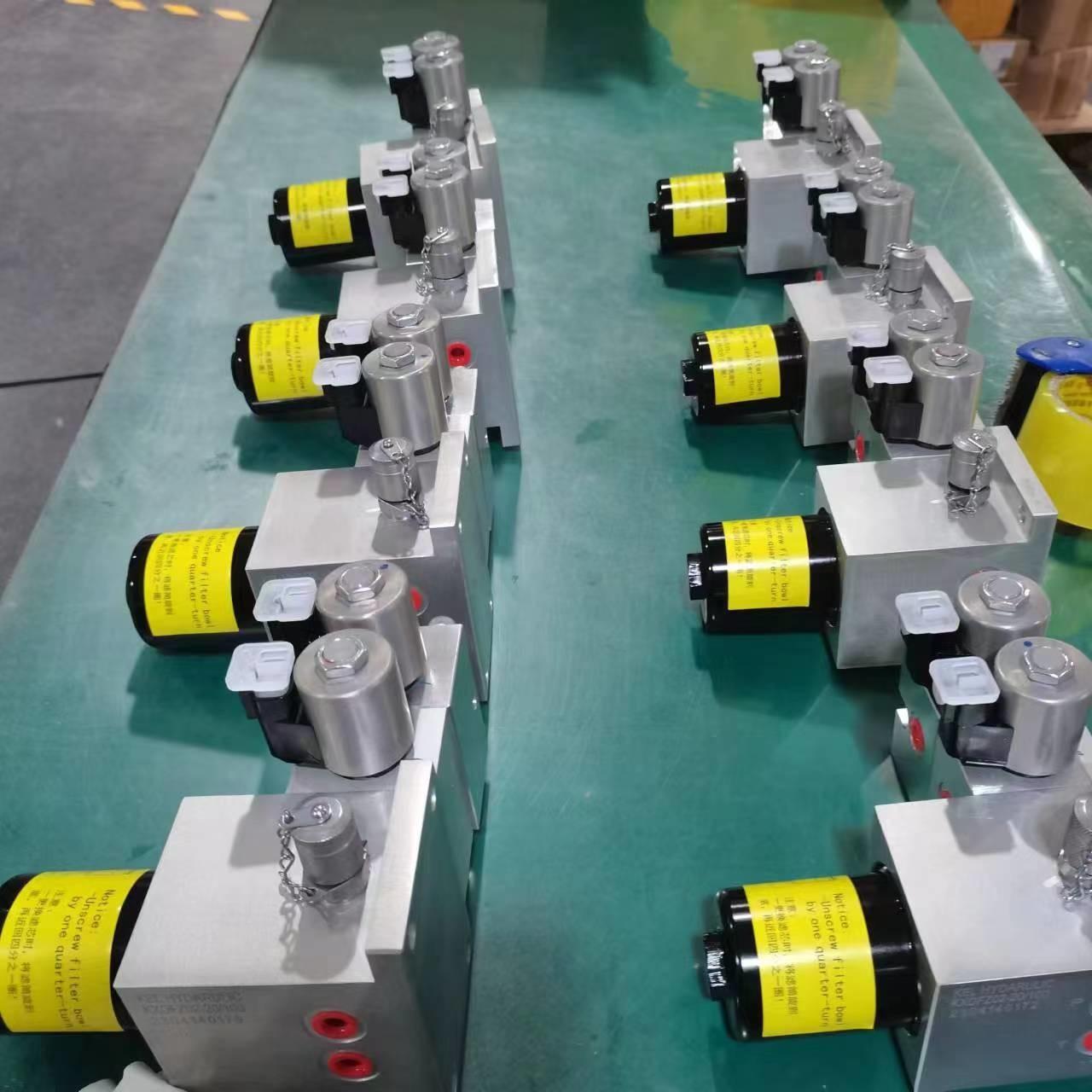 Valve group with diaphragm accumulator export to India