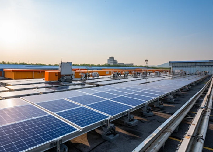Roof photovoltaic installation