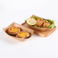 China Boat Shape Waterproof Fried Compostable Takeaway Containers for sale