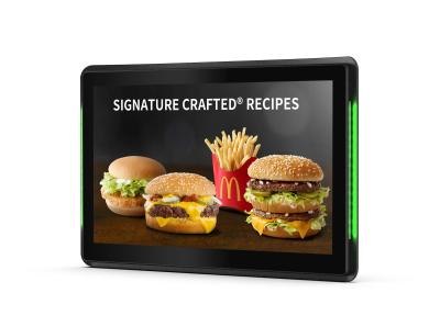 China Android 11 LCD Touch Screen POE Tablet 1920x1080 With Colorful LED Light Bars for sale