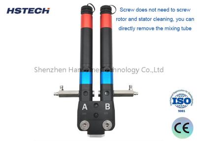 China Dual Tube screw valve Mixing two different kinds of glue HS450-450 for sale