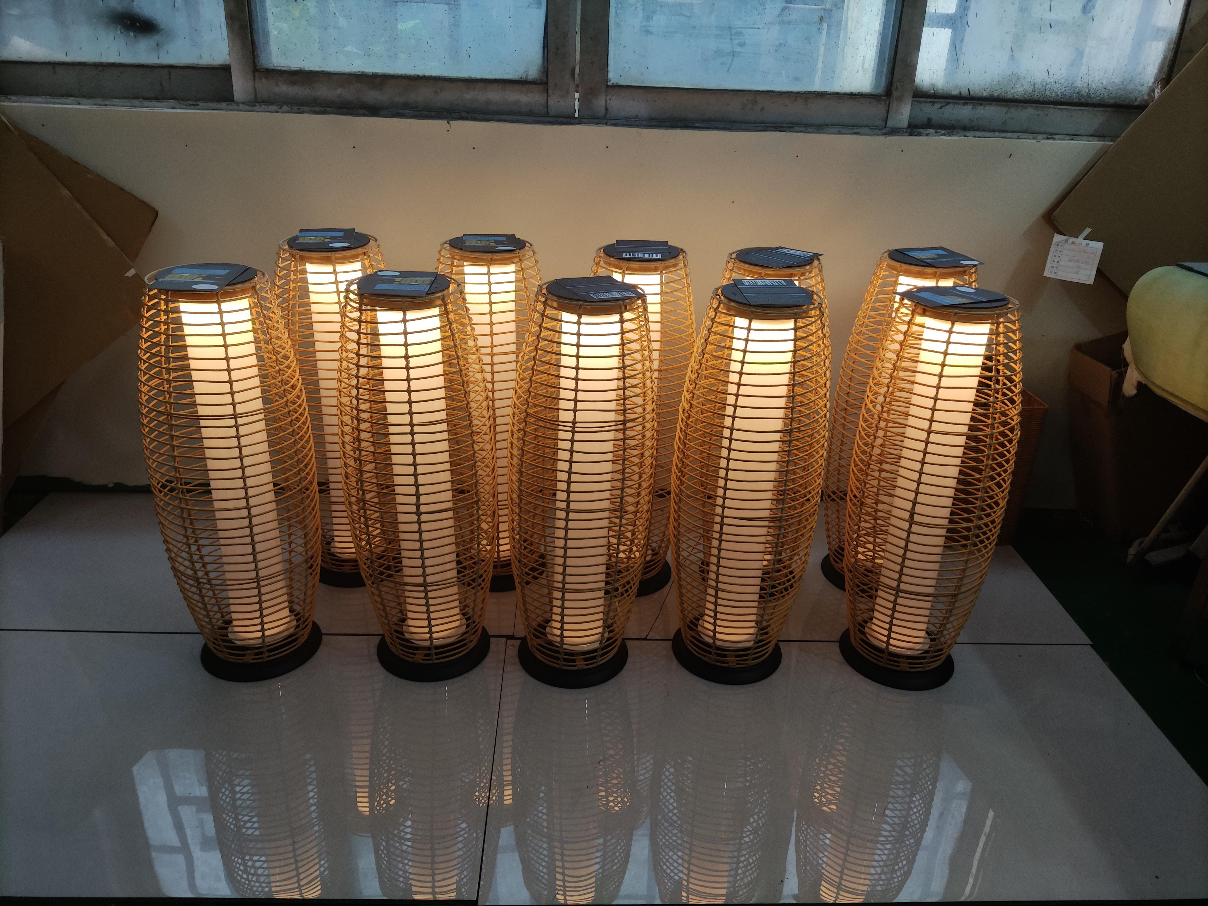 Custom Rattan Lights for a Returning Customer from Denmark