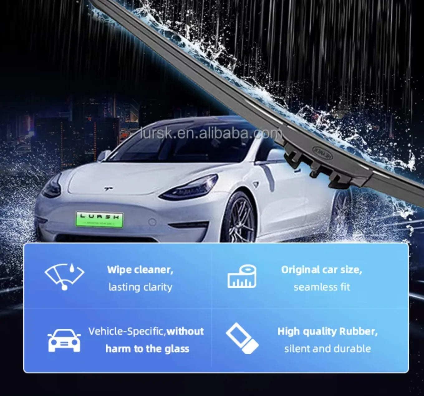How to repair the strip of the wiper blade?