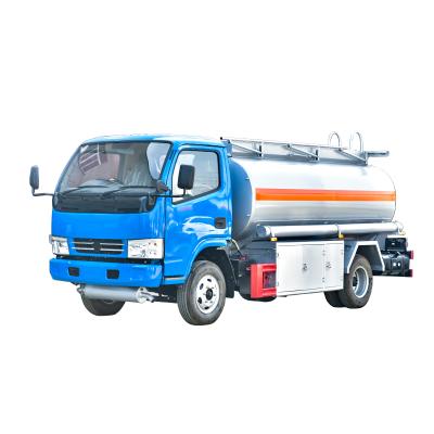 China 4-6L Engine Capacity Small Mobile 5000 Liters Fuel Tank Truck with 5 Forward Shift for sale