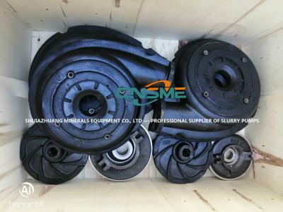 China High Efficiency Rubber Impellers And Rubber Liners For 3 / 2 C R Rubber Lined Slurry Pumps for sale