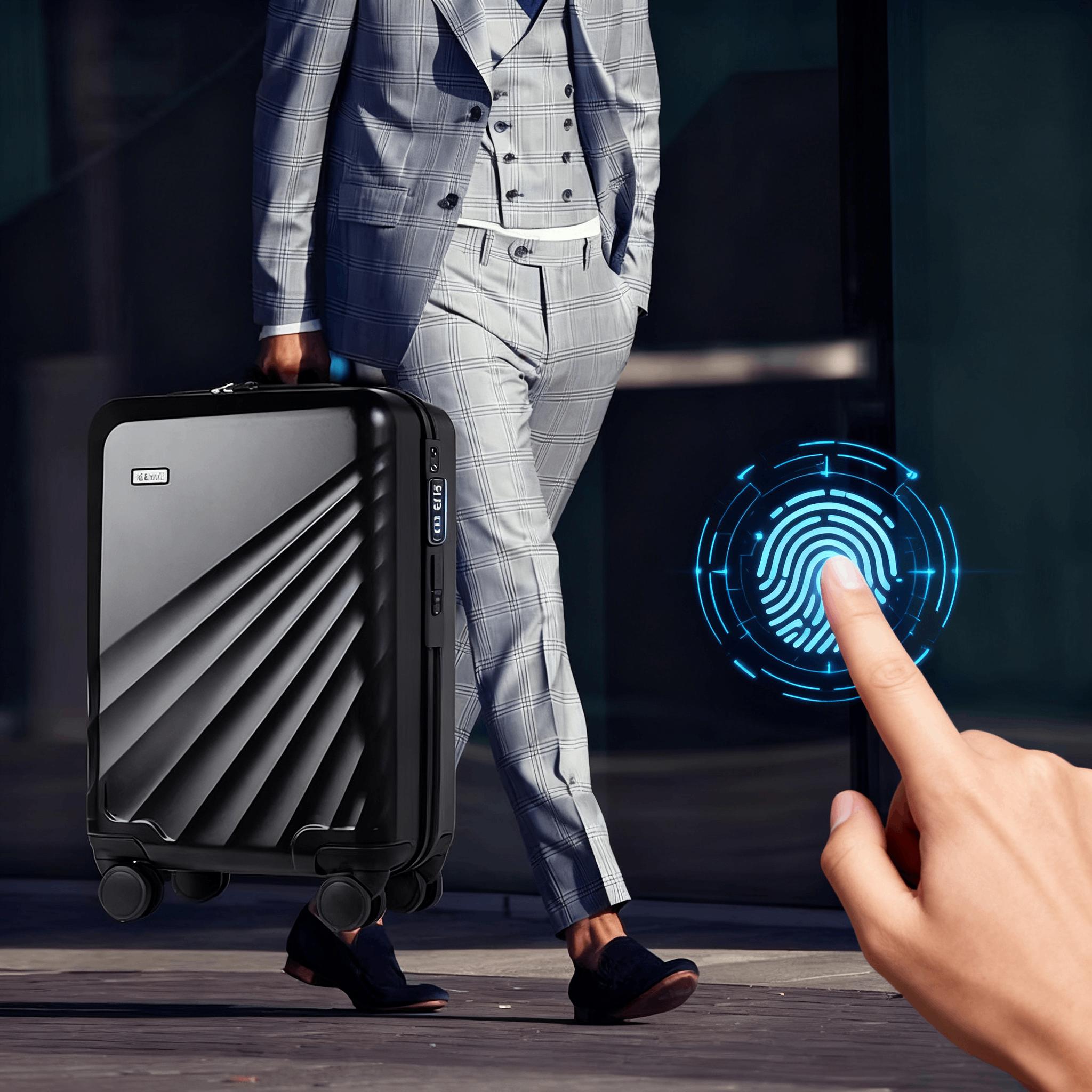Smart Biometric Business Luggage